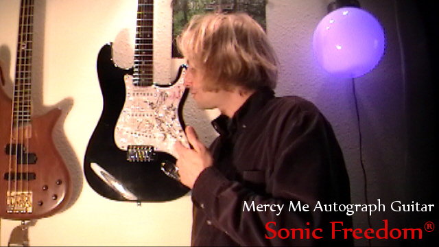 tim mainka mercy me autograph guitar sonic freedom