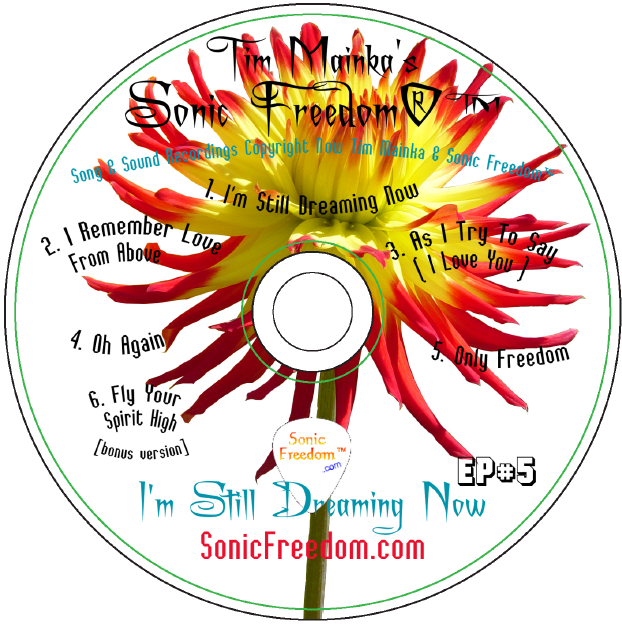 Sonic Freedom EP#5 I'm Still Dreaming Now CD disc image