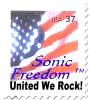 sonic freedom stamp united we  rock